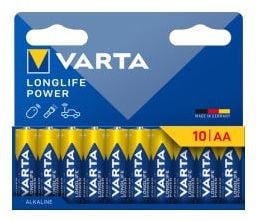 Varta Longlife Power - Batteri 10 x AA / LR6 - Alkalisk