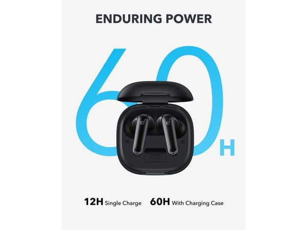 LANGATTOMAT KUULOKKEET SOUNDCORE P40I MUSTA