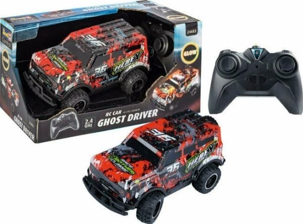 Revell Control 24683 Ghost Driver 1:22 RC-malliauto, aloittelijan malli Elektroniikka Road-malli valoefektillä