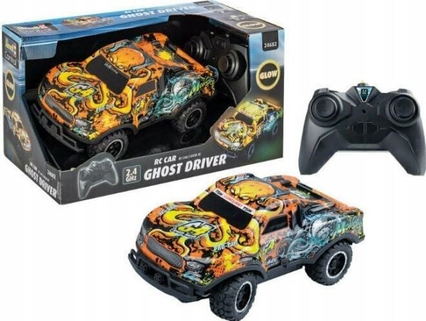Revell Control 24682 Ghost Driver 1:22 RC-malliauto, aloittelijan malli Elektroniikka Road-malli valotehosteella