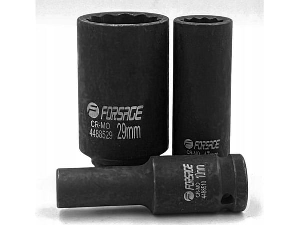 Forsage slagpipe dyp 1/2" 31 mm (12-kant)