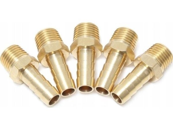 Partner pneumatiska nipplar gänga utvändig 1/4" - "jodelka" 12mm