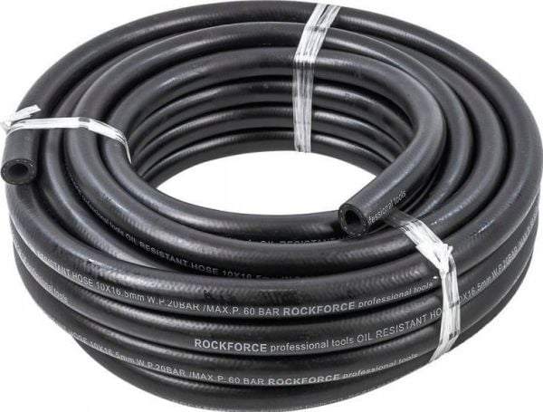 Rockforce Wąż gumowy zbrojony olejoodporny 10mm x 10m