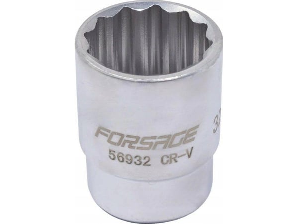 Forsage pipesats 32 mm 3/4" 12-kant Forsage pipesats 32 mm 3/4" 12-kant