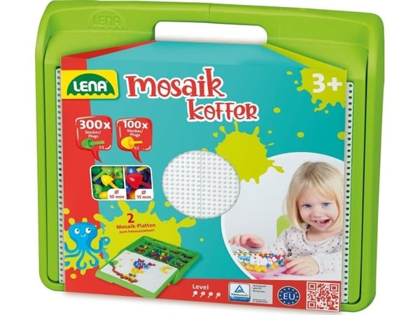 Lena Mosaik SM35615, 3 år, Gutt/Jente, 400 stykker, Tsjekkisk Republikk, Ikke for barn under 36 måneder, 45 mm