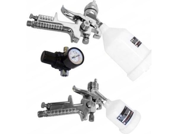 Forcekraft set med lackpistoler med tryckreglering 2 st. (1,0 mm och 1,4 mm)