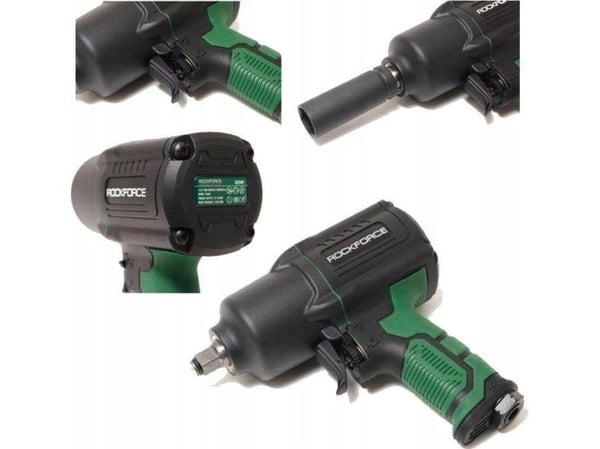 Rockforce slagnøkkel PNEUMATISK NØKKEL 1450Nm 1/2" TWIN HAM MER