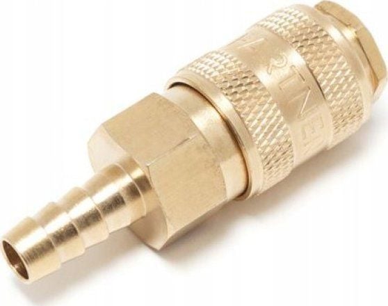 Partner pneumaattinen pikaliitin kalanruotoventtiilillä 10mm (messinki) Partner pneumaattinen pikaliitin kalanruotoventtiilillä 10mm (messinki)
