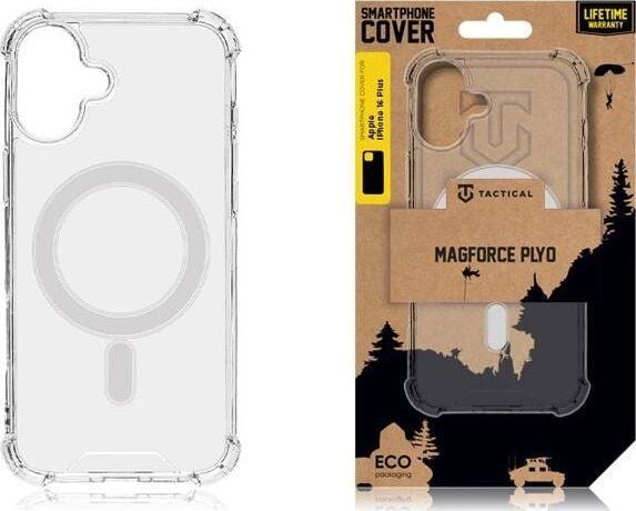 Tactical MagForce Plyo-deksel for Apple iPhone 16 Plus transparent