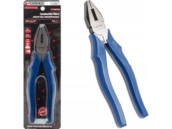 Forsage kombitång/avbitartång universal 167 mm 7 CR-V (metalltjocklek: koppar - 2,6 mm, stål - 2 mm) i blister