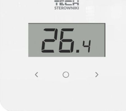 Trådløs romtermostat Tech Regulator R-8B PLUS hvit (STR8BPLUSWH), totrinns