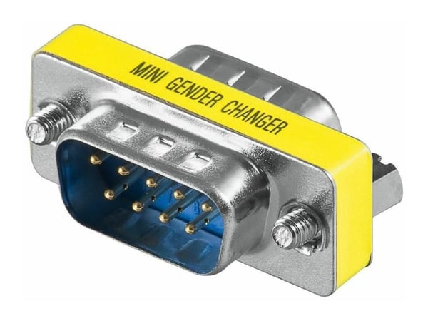 MicroConnect Mini - Hann-hunnveksler - DB-9 (hann) til DB-9 (hann)