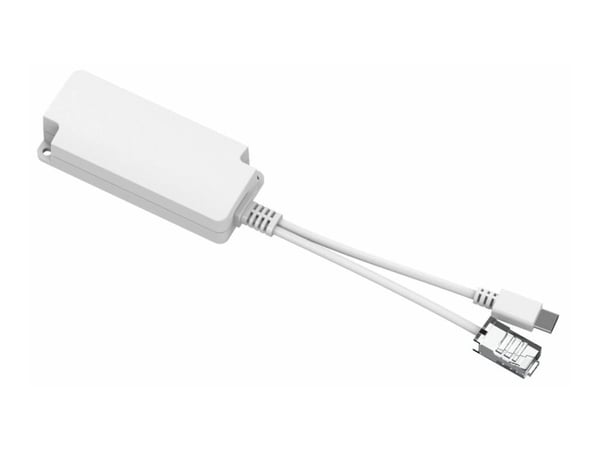 MicroConnect - PoE splitter - DC 40 - 57 V - utgangskontakter: 1 - hvit
