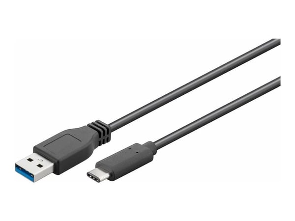 MicroConnect - USB-kabel - USB typ A (hane) till USB-C (hane) - USB 3.1 - 15 cm - formpressad - svart