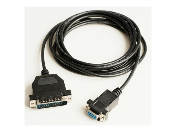MicroConnect - Seriell- / parallellkabel - DB-9 (hunn) til DB-25 (hann) - 3 m - svart