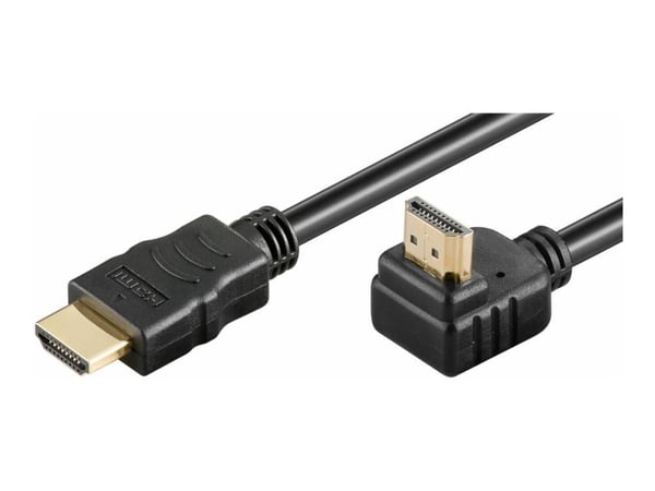 Microconnect HDM19193V2.0A90, 3 m, HDMI Type A (Standard), HDMI Type A (Standard), 3840 x 2160 piksler, 3D, Utgang