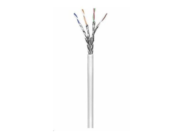 MicroConnect - Bulkkabel - 100 m - 6,3 mm - S/FTP - CAT 6 - kiinteä - hvid - hvid