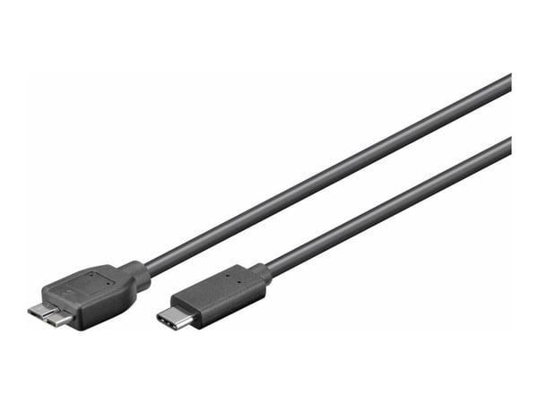 MicroConnect - USB-kabel - Micro-USB Type B (hann) til 24 pin USB-C (hann) - USB 3.2 Gen 2 - 60 cm - svart