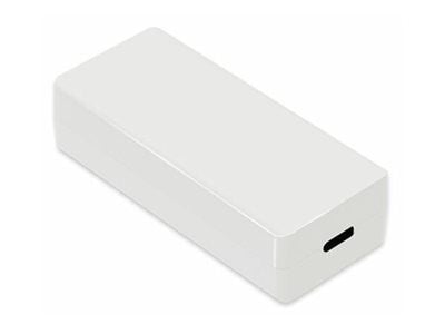 MicroConnect - Strøminjektor - IEEE 802.3af, USB-C - AC 44-57 V - 22 watt - utgangskontakter: 1 - hvit