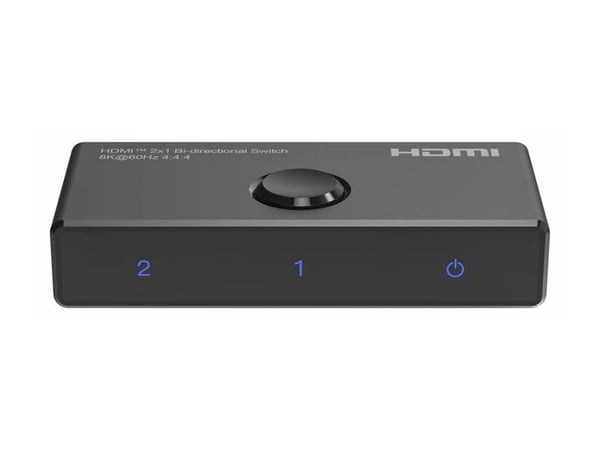 MicroConnect - Switch - 8K@60Hz Bi-directional, 4:4:4 HDR - 2 x HDMI - stasjonær