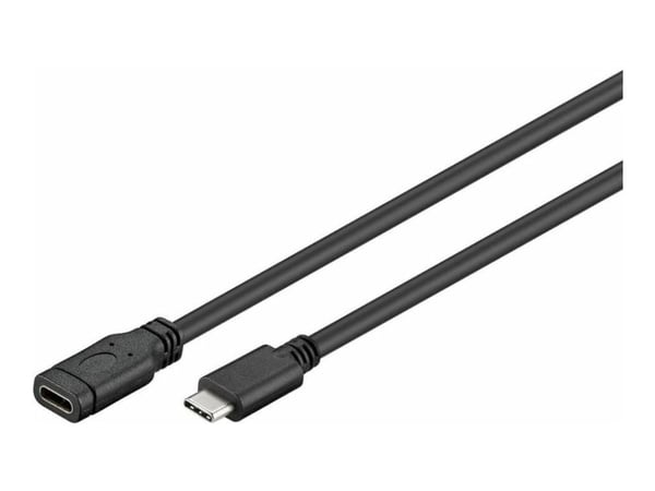 Microconnect USB3.1CC1.5EX, 1,5 m, USB C, USB C, 3.2 Gen 1 (3.1 Gen 1), 5000 Mbit/s, Sort
