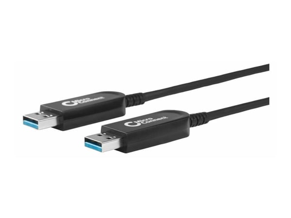 MicroConnect Premium - USB-kabel - USB-type A (hann) til USB-type A (hann) - USB 3.1 Gen 1 - 10 m - Active Optical Cable (AOC) - svart