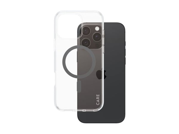 CARE by PanzerGlass Urban Combat - Baksidedeksel for mobiltelefon - MagSafe-samsvar - termoplast-polyuretan (TPU), polykarbonat (PC) - svart, gjenn...
