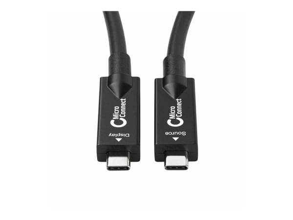 MicroConnect Premium - USB-kabel - USB-C (hann) til USB-C (hann) - USB 3.2 Gen 2 - 7.5 m - innendørs, aktiv optisk hybridkabel, støtte for 4K 60 Hz...