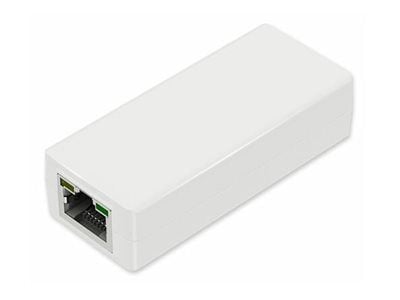MicroConnect - Strøminjektor - IEEE 802.3af, USB-C - AC 44-57 V - 22 watt - utgangskontakter: 1 - hvit
