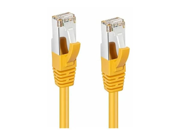 MicroConnect - Nettverkskabel - RJ-45 (hann) til RJ-45 (hann) - 20 m - SFTP, PiMF - CAT 6 - halogenfri, flertrådet - gul