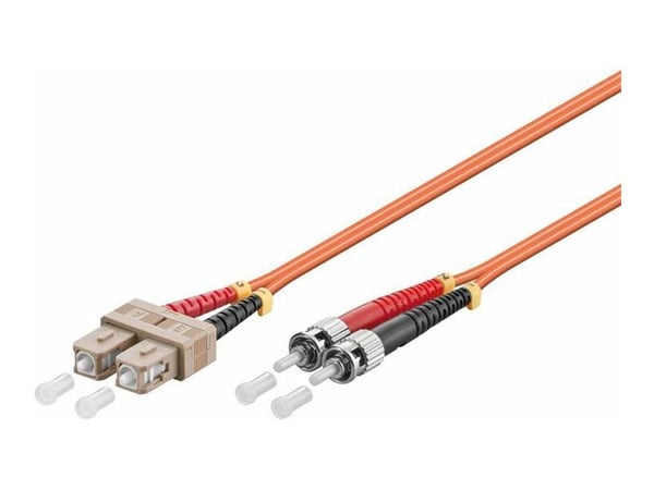 MicroConnect - Verkkokaapeli - SC/UPC monimuotokaapeli (uros) - ST/UPC monimuotokaapeli (uros) - 3 m. - 2 mm - valokuitu - duplex - 50/125 my - OM2...