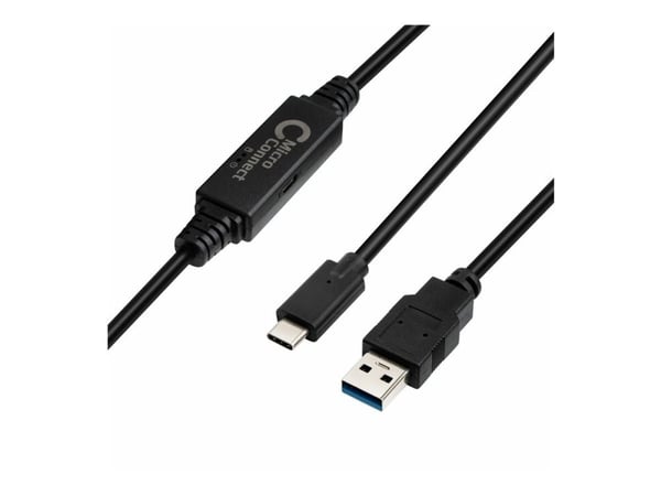 USB3.0 A til USB-C Gen1-kabel - 5m kabel, 5 Gbit/s
