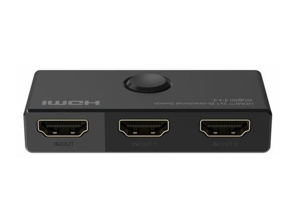 MicroConnect - Switch - 4K@60Hz Bi-directional, 4:4:4 HDR - 2 x HDMI - stasjonær
