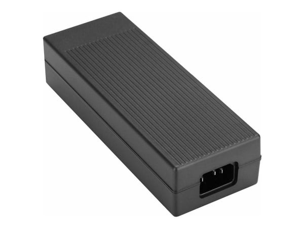 MicroConnect - Strömtillförsel - AC 100-240 V - 15.4 Watt - utgångskontakter: 1 - Storbritannien - svart