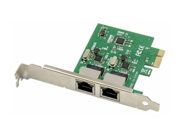 MicroConnect - Nettverksadapter - PCI Express x1 - Gigabit Ethernet x 2