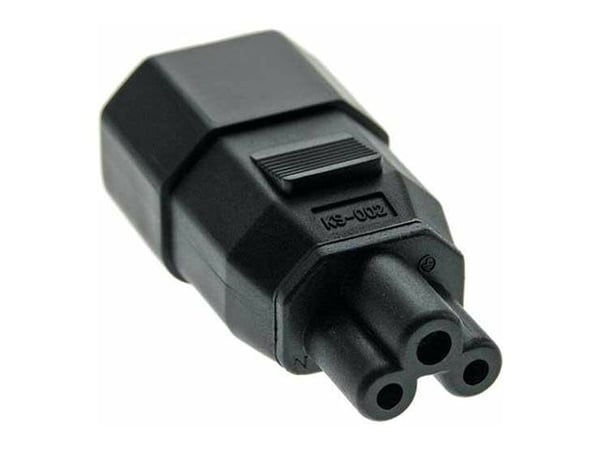 MicroConnect - Stikadapteri - IEC 60320 C5 - IEC 60320 C14