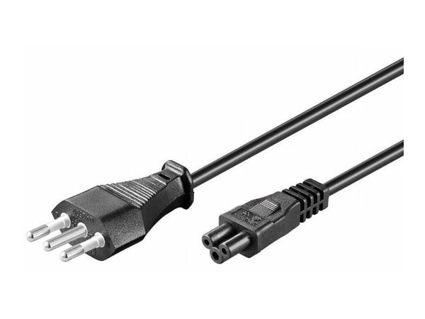 Microconnect PE100830, 3 m, Virtapistoke tyyppi L, C5 liitin, 250 V, 10 A