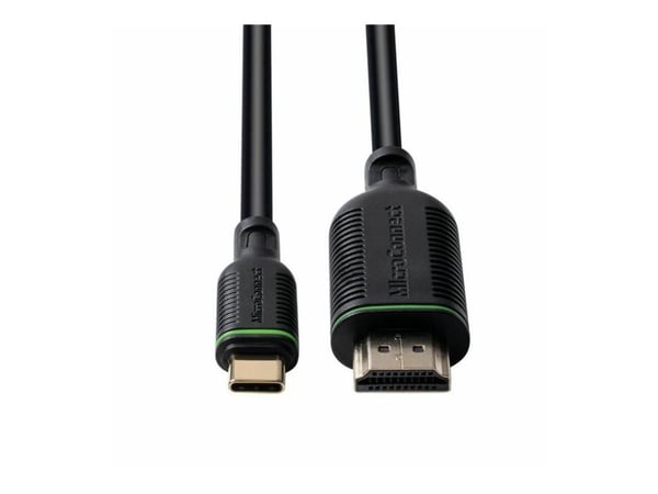 MicroConnect - Adapterkabel - 24 pin USB-C hann til HDMI hann - 2 m - svart
