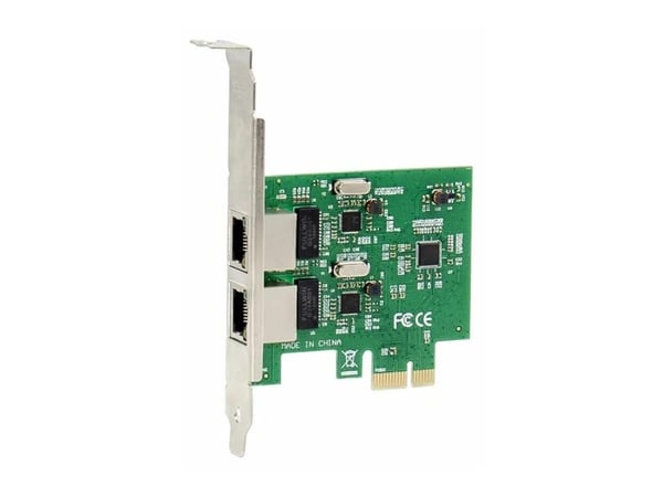 MicroConnect - Nettverksadapter - PCI Express x1 - Gigabit Ethernet x 2