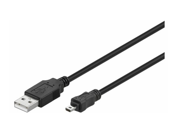 MicroConnect USB 2.0 - USB-kabel - 8-pins mini-USB (hann) til USB (hann) - 1.8 m