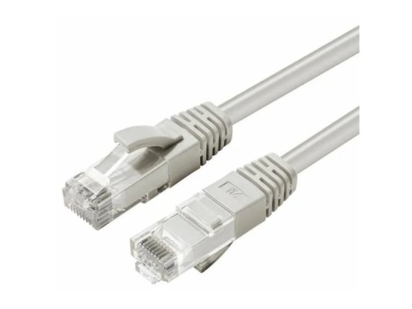 MicroConnect - Nettverkskabel - RJ-45 (hann) til RJ-45 (hann) - 5 m - UTP - CAT 6 - halogenfri - grå