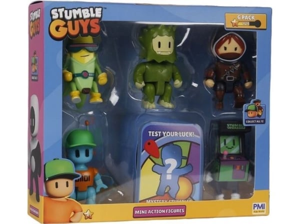 Pmi Kids World Collectible Figures - Stumble Guys S2 6 Pack Deluxe Box Ver.A