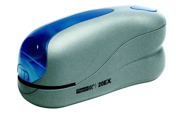 Rapid Fixativ 20EX - Elektrisk stiftemaskin - 20 ark - 24/6, 26/6 - plast, metall