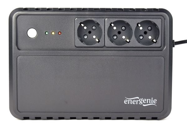 EnerGenie EG-UPS-3SDT800-01 - UPS - stasjonær - AC 220 V - 480 Watt - 800 VA - 8 Ved - utgang pluggforbindelser: 3 - 1,2 m kabel