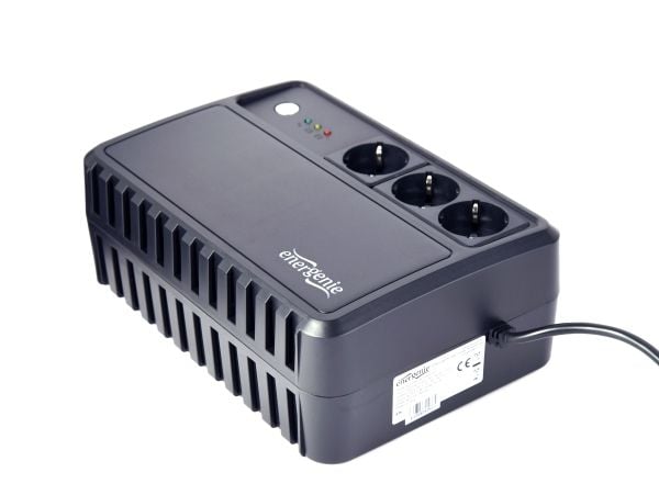 EnerGenie EG-UPS-3SDT800-01 - UPS - stasjonær - AC 220 V - 480 Watt - 800 VA - 8 Ved - utgang pluggforbindelser: 3 - 1,2 m kabel