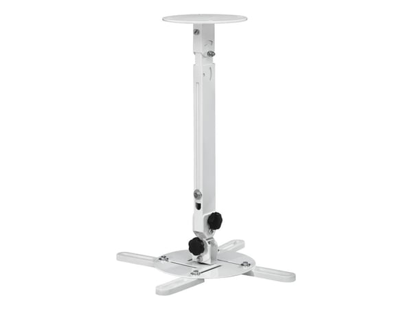 Hama 00220880, Tak/Vegg, 15 kg, Hvit, Stål, 360°, 271 mm