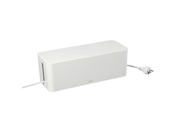 Hama 00221011 Kabelbox Plast Vit styv (L x B x H) 40 x 15,6 x 13 cm 1 st