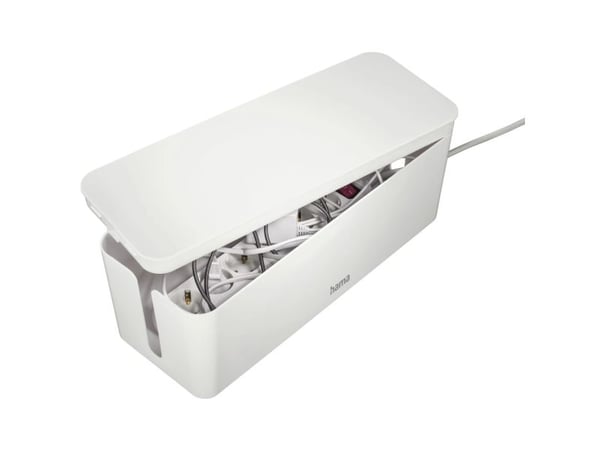 Hama 00221011 Kabelbox Plast Vit styv (L x B x H) 40 x 15,6 x 13 cm 1 st