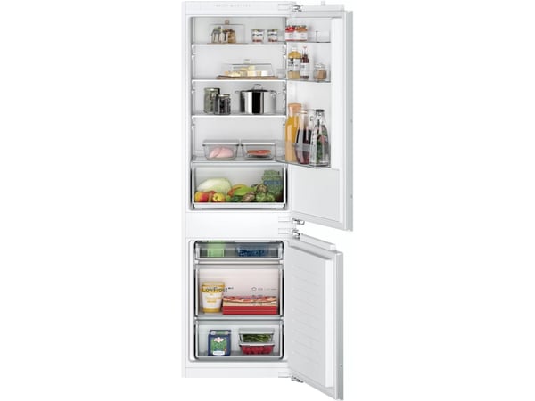 Siemens iQ100 KI86VNFE0, 267 l, SN-ST, 35 dB, 4,2 kg/24t, E, Hvit