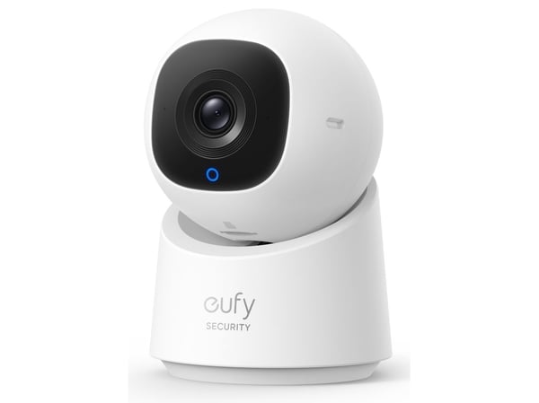Eufy C220, IP-sikkerhetskamera, Innendørs, Trådløs, Bord, Svart, Hvit, Lyspære